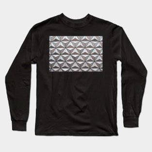 Abstract background made from triangles Long Sleeve T-Shirt